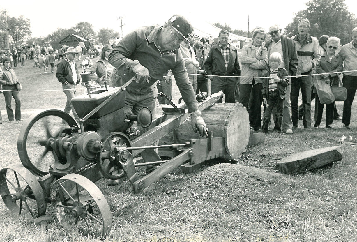 1930 log cutter